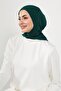 Combed Cotton Women's Ready-Made Bonnet with Hood and Concealer Feature, B-89P, Green - 7