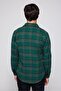 Men's Slim Fit Slim Fit Long Sleeve Checked Double Pocket Winter Lumberjack Shirt - 5