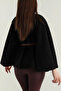 Women's belted bouclé poncho - 4