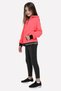 Girl's Long Disco Tights with Stripe Detail on the Sides 35385 Black - 2