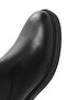 Men's Black Zippered Leather Casual Boots 24Wfd 702518 - 8