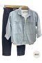 Mojo Boy 4-14 Years Old Full Stretch Fabric Color Denim Pants 2321 Black - 4