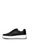 Black Leather Men's Sneakers - Lace-up, Model 24WFD 610618 - 2