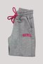 Mojo Girl's Girl Printed Piping Detailed Sweatpants 25002 Gray - 3