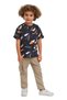 Mojo Baby Boy 1-5 Years Cargo Pocket Pack Stretch Fabric Pants 2304 Mink