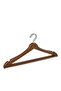 24 Pcs Wood Look Plastic a Quality Brown Clothes Clothing Hanger - 3