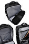حقيبة ظهر من القماش التقني باللون الأسود للجنسين من D-Pack 24SBD30076F - 4