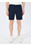 Slim Fit Navy Blue Men's Shorts M5Gd13Wh4Bag7V2 Angels Chino Short - 3