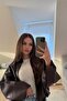 Luvren Dark Brown Trend Oversized Bomber Belted Leather Jacket - 2