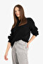 Black Women's Sweater H6905Az/Bk27 - 4