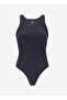 Round Neck Solid Black Women's Bodysuit Sl Cn Kim Body - Second Skin Xstr J - 6