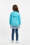 Girls' Raincoat Windbreaker with Pompom - 3