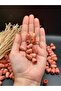 10 mm Pink Drop Oval Wooden Beads (50 Gram 88 Pieces) Hole Diameter 4 mm Macrame Bag Jewelry Design - 2