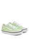 Light Green Boy's Leather Walking Shoes Vn000Cyve2Y1-Old Skool - 4