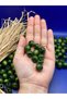 14 mm Khaki Green Wooden Beads (50 Grams 48 Pieces) Narrow Hole Diameter 4 mm Macrame Bag Bracelet Jewelry - 2