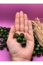 17 mm Khaki Green Wooden Beads (50 Grams 30 Pieces) Narrow Hole Diameter 4 mm Macrame Bag Bracelet Jewelry - 2