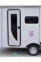 Wherever I Park, My Home Is There Caravan Sticker 17X17 cm Purple - 3