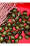 20 mm Khaki Green Wooden Beads (50 Grams 20 Pieces) Narrow Hole Diameter 4 mm Macrame Bag Bracelet Jewelry - 3