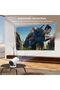 Portable 1080P Projector with Android 11, 5G WiFi, Bluetooth, 4K Support & 130" Display - 3