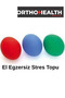 Silicone Hand Wrist Finger Strengthening Exercise, (Set of 3 Green Red Blue - 4