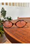 Miux Leopard Frame Pink Glass with Metal Accessories Ital Product Bone Frame Vip Product - 2