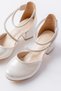 Girls' Closed Velcro Anti-Slip Sole Heels - Evening Dress Shoes