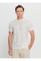 Altınyıldız Classics Crew Neck Striped White - Beige Men's T-Shirt Ace091252395_Bjz