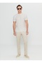 Altınyıldız Classics Crew Neck Striped White - Beige Men's T-Shirt Ace091252395_Bjz - 2