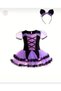 Kuromi Costume Square Collar,Witch Costume Ball Costume Kuromi Cosplay