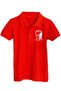 Cotton Polo Collar Ataturk Printed Red Short Sleeve 23 April 29 October Children's T-Shirt