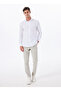 Altınyıldız Classics Tied Waist Regular Leg Slim Fit Gray Men's Pants Ace001252272_Gri