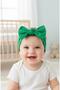 Baby Girl Children's Bow-Tie Hairband, 100% Cotton Combed Cotton, Non-Slip, Ultra Flexible Soft Headband - 2
