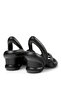 Black Women's Heeled Sandals K200155-026 - 4