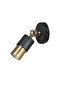 Lotus Single Decorative Antique Finish & Black Movable Wall Sconce (Daylight Led Bulb Included...) - 5