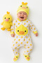 Baby Chick Jumpsuit for Girls and Boys, 2-Piece, With Hat, Toy Not Included, 2-Piece Set, Cotton - 5
