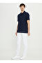 Altınyıldız Classics Polo Neck Navy Blue Men's T-Shirt Ace091252009_Lac - 2