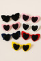 Heart Bride Bridesmaid Sunglasses Set of 7 Color Choice Wedding Bride Kina after Birthday Party - 8