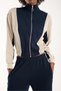 Urbnfit Women's Color Block Zipper Relaxed Fit Tracksuit Set / Women's Relaxed Fit Tracksuit - 8