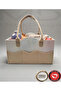 Sweet Felt Mother Baby Care Bag Newborn Changing Organizer Portable Organizer - 4