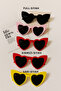 5-Piece Heart Glasses Set – Color Selection |   Bride, Groom, Bridesmaid, Wedding, Henna, Party - 8