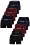 Men's Boxer 12-Piece Box – Breathable Cotton Fabric – Non-Squeezing Flexible Waistband (S–5Xl)