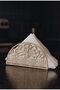 Home Napkin Holder Gizem Cream Yellow Patina Kitchen Tabletop Presentation Elegance - 4