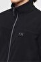 Men's Black Fleece Coat - 5