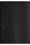 Black Denim Slim Fit Shirt - 0211128 -900 - 8