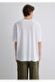 White Organic Cotton Oversize T-Shirt -066902-620 - 4