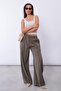 Khaki Wide Leg Women's Trousers Mg1982 - 5