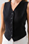 Women's Black Vest - 7
