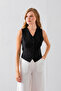Women's Black Vest