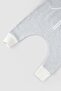Organic Cotton Quilted Sleeping Bag with Booties and Gloves Gray - 5