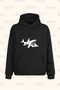 Design Fish Astronaut Unisex Black Pocket Hooded Sweatshirt - 2 Thread - Hoodie